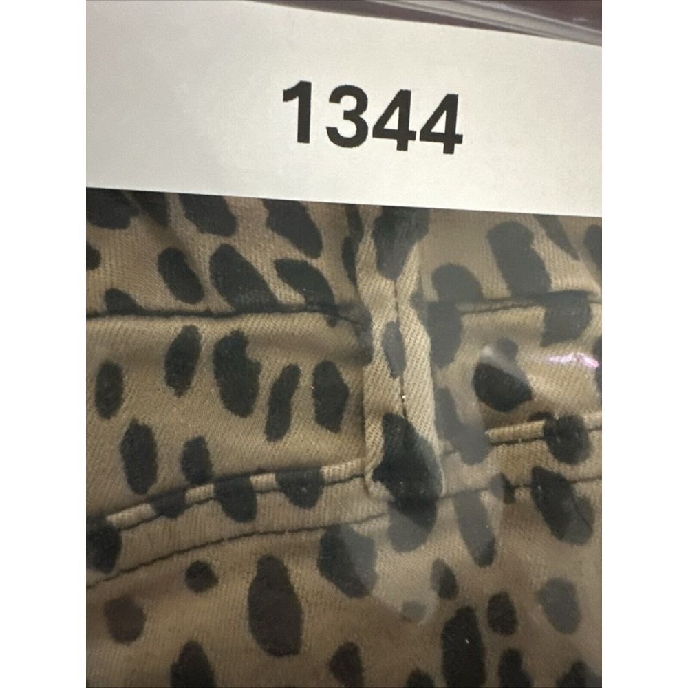 Good American Jeans Size 4 27 Good Waist High Rise Skinny Leopard Print - Picture 10 of 10